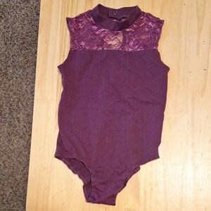 Purple Lace Leotard